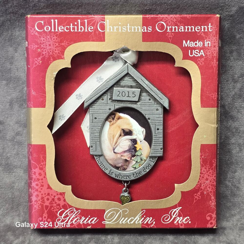 Gloria Duchin, Inc. Collectible Christmas Ornament Dog Home Is Where The Dog Is